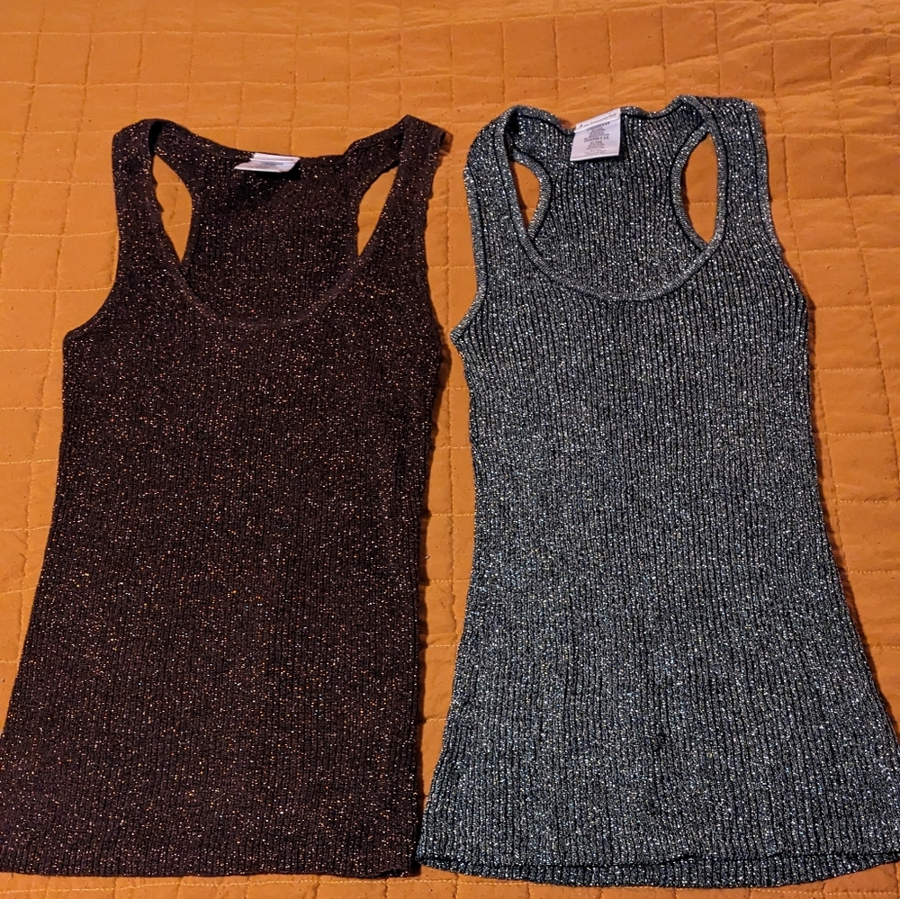 No Boundaries Shiney Tank Tops